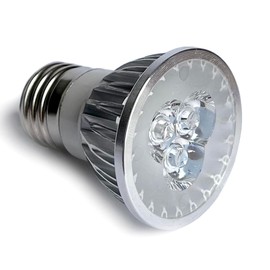 Klgeivb 940nM IR Illuminator, E26 E27 Infrared Spotlight Light Bulb Lamp 9W (3 High Power 3Watt LED), 45°, to Enhance Night Vision of IR Cameras, for CCTV Clear Surveillance Images at Night (940nm)