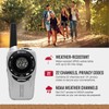 Cobra ACXT360 Water Resistant Walkie Talkies – Rechargeable, 22 Channels,