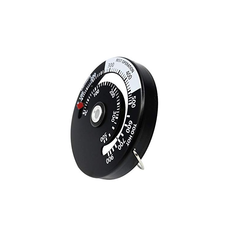 Fireplace Thermometer, Oven Thermometer, Magnetic Meter for Fireplace, Wood Stove,