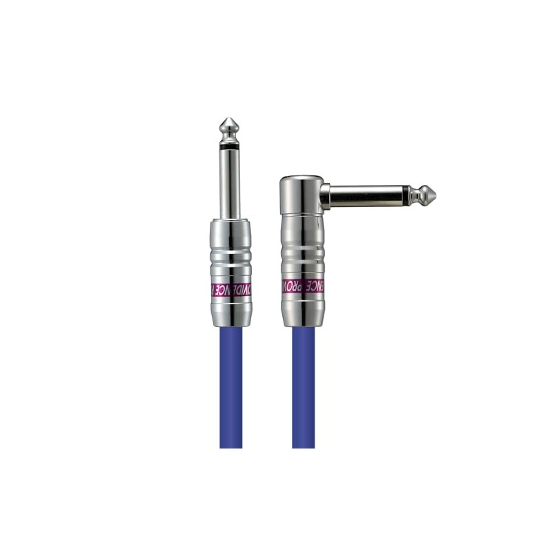 Providence LE501 Shielded Cable 1m S/L Plug (Straight/L Type), Blue