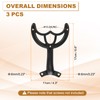 PATIKIL Ceiling Fan Blades Arms Replacement, 3 Pcs 52" Fan