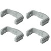 Dishwasher Top Rail Stoppers, Set of 4, Grey