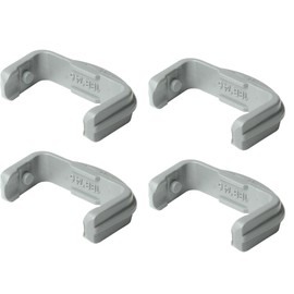 Dishwasher Top Rail Stoppers, Set of 4, Grey