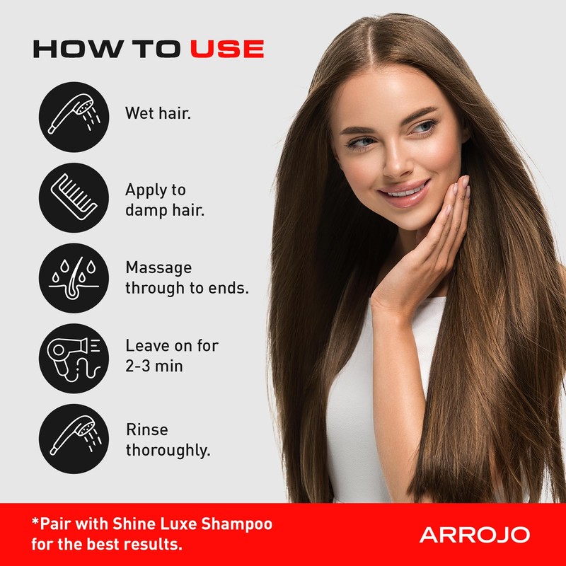 ARROJO Shine Luxe Hair Conditioner – Paraben & Sulfate Free
