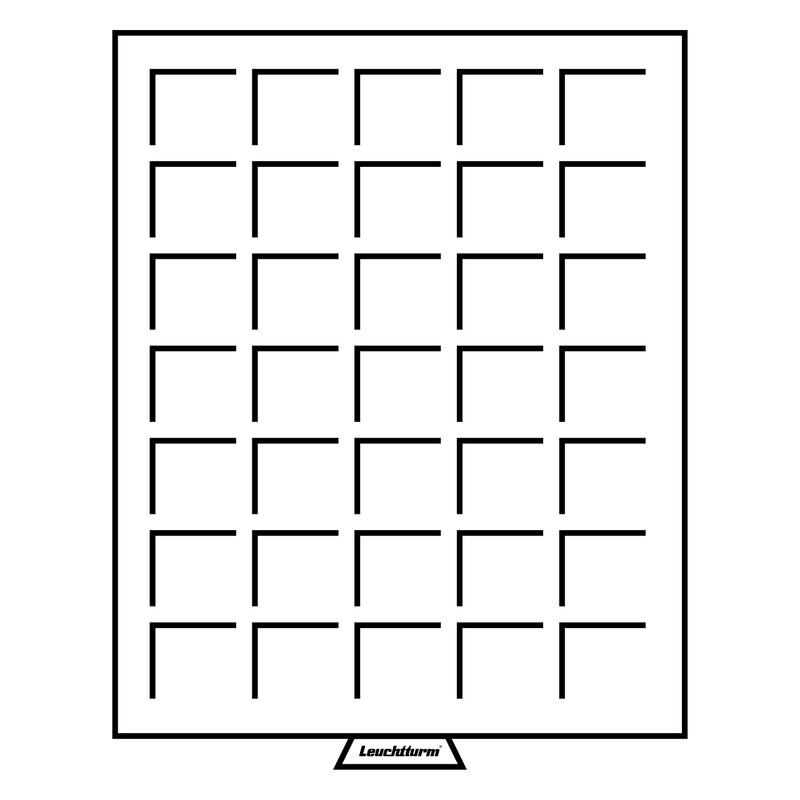 coin box SMART, with 35 square compartments up to 27