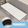 PROOVEELLY Diatomaceous Earth Bath mat Bathroom Rugs Super Absorbent Quick