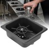 Matte Black Stainless Steel Automatic Cup Rinser Washer Cleaner for