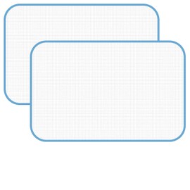 AOZUO Pressing Cloth for Ironing, 2pcs Ironing Cloth to Protect Clothes Iron Mat Scorch Saving Mesh Insulation Pad for Sewing and Ironing Fabric Protector Tool, Blue(23.62x15.75in)