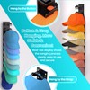 Vrurc Hat Organizer for Baseball Caps 2 Pack, Wall-Mounted Strong
