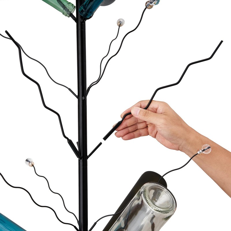 7.2FT Tall Wine Bottle Trees Stand for Garden Decorative, Rustproof