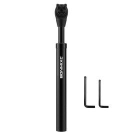 Suspension Seatpost, 400mm Length, 45mm Travel, 31.6mm Diameter, Saddle Tilt Adjustable, Anti-Slip Shock Absorbing Bicycle Seat Post