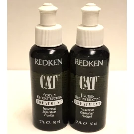 Redken LOT OF 2 Redken CAT PROTEIN RECONSTRUCTING TREATMENT 2 FL OZ EACH NEW!