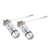 2x H3 6000K Blue 100W LED Headlight Bulbs Kit Fog