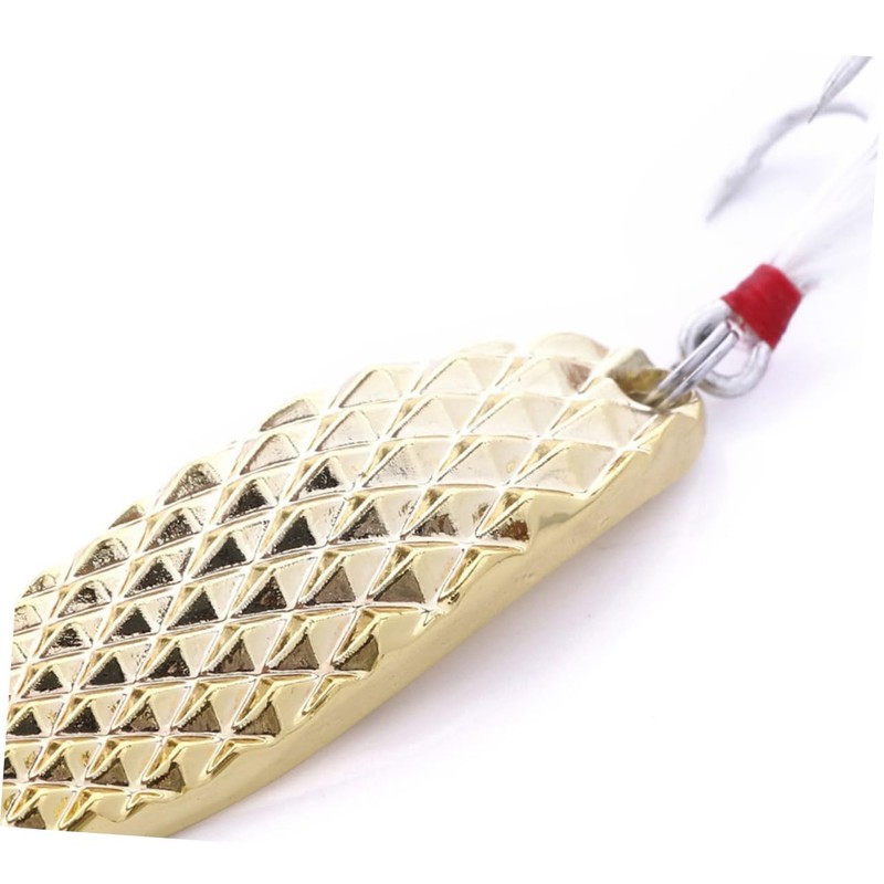 KOMBIUDA 5 Pcs Metal Bowl Fishing Bait Pineapple Texture Lure