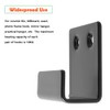 ZHIQIN 6 Pcs Black Heavy Duty Hooks Ceramic Tile Brackets