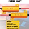 ZONETECH 50W 6Ohm LED Load Resistors - 4-Pieces Premium Quality