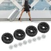 4Pcs Luggage Swivel Wheels Low Noise Sturdy Lightweight Heat Insulation
