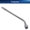 Heyiarbeit Tire Lug Wrench Vehicle Spare Jack-L Type Hexagon 19mm
