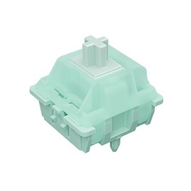 Gateron Jade Mint Keyboard Switch for MX Mechanical Keyboard 5 Pin 22mm Dual-Stage Spring Pre-lubed 55gf SMD LED Linear Switches (Jade Mint,108Pcs)