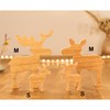 Wooden Elk – Oak – Wooden Decoration – Christmas Decoration