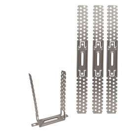 LLB Pre-Galvanised Drywall Brackets for Plasterboard Dry Lining Systems Wall Ceiling Timber Joint 125mm/300mm (Pack of 50)