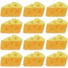 DICOSMETIC 12Pcs Food Iron on Patches Embroidered Cheese Applique Cartoon