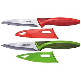 Zyliss Classic Paring Knife Set, 4", Red/Green