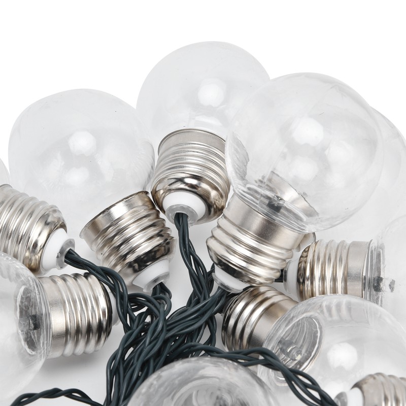 20LEDs G50 Solar Bulb Light String Outdoor Waterproof for Garden