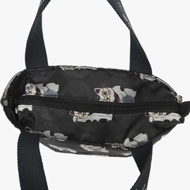 Neko Friend Insulated Lunch Bag Reusable Lunch Box Women Men,Cooler Thermal Meal Picnic Office Work (1, Maneki Neko Pattern Black)