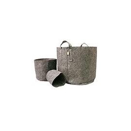 Root Pouch Reusable Fabric Rhizo Pots Grey - 16 Litres