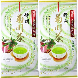 Ochanomaruko Shizuoka Fukamushi Kikukawa Tea Birthplace of Fukamushi Tea, 3.5 oz (100 g) x 2 Leaf