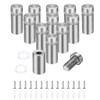 sourcing map 12 Pcs 1/2" x 1-1/5" Standoff Screws Stainless
