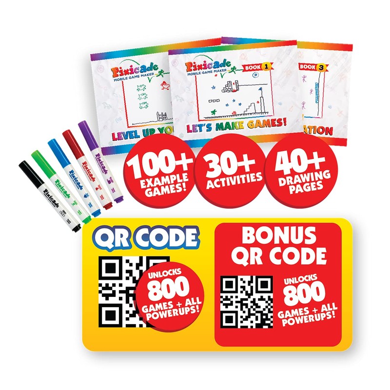 Pixicade: Transform Creative Drawings to Animated Playable Kids Games On