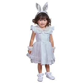 Clearstone Grace Charm Cosplay Halloween Powder Bunny Baby Girls 90cm White