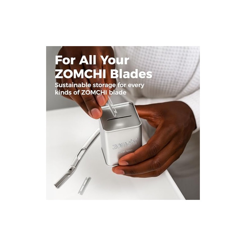 ZOMCHI Razor Blade Bank for Used Double Edge Safety Razor