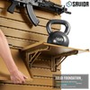 Savior Equipment Wall Rack System Heavy-Duty Steel Folding Table Workbench