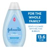 Baño De Burbujas Para Bebé Johnson's Fluffy Bubbles 400 Ml,