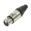 NEUTRIK - CONNECTEUR XLR 4 POINTS FEMELLE ARGENTE NICKEL