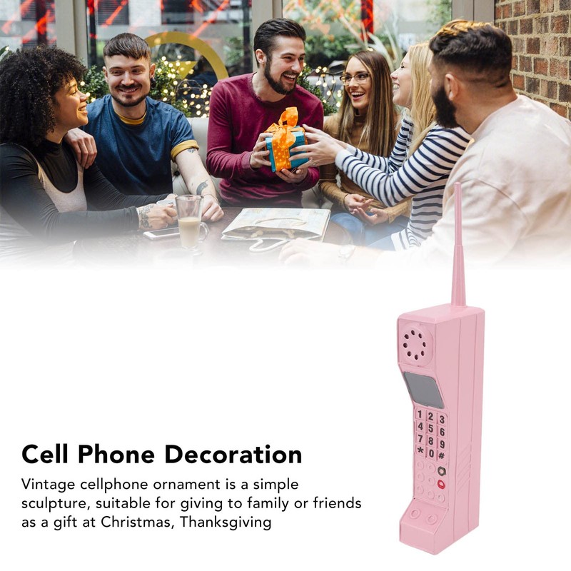 Retro Cellphone Model Old Fashioned Cellular Phone Model Ornament Vintage