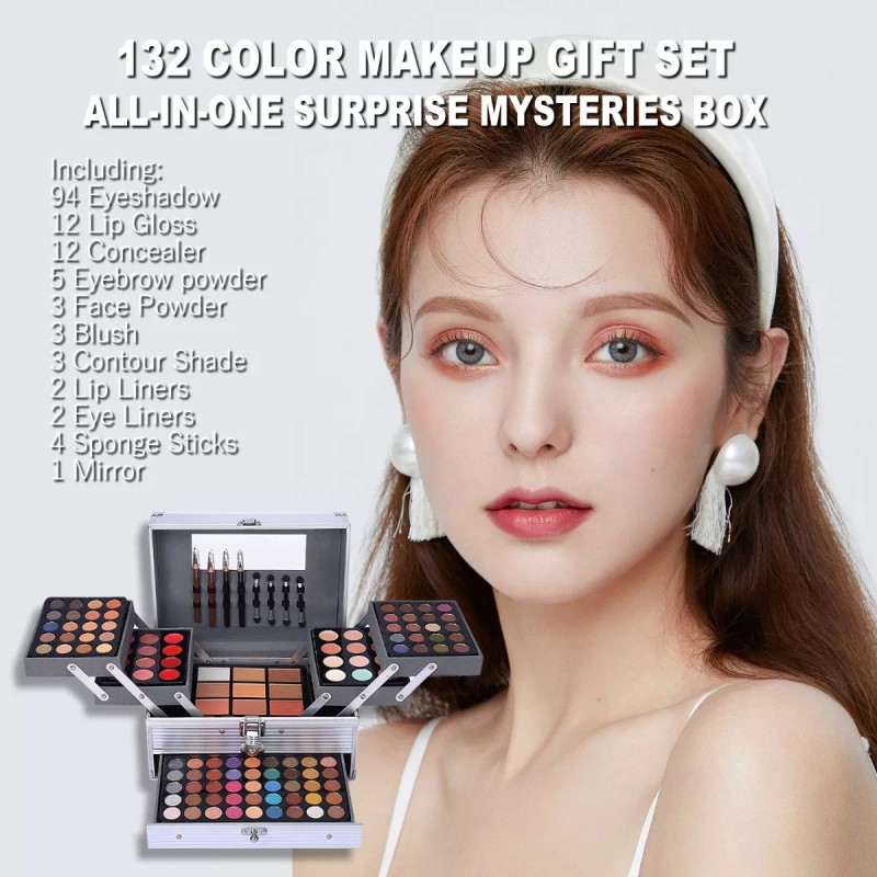 Miss Rose 190 - Kit De Maquillaje Para Maquillaje, Paleta