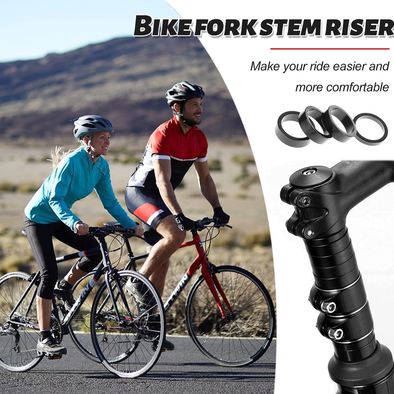 Ruikdly Handlebar Riser Bicycle Stem Height Adapter Handlebar Riser Made