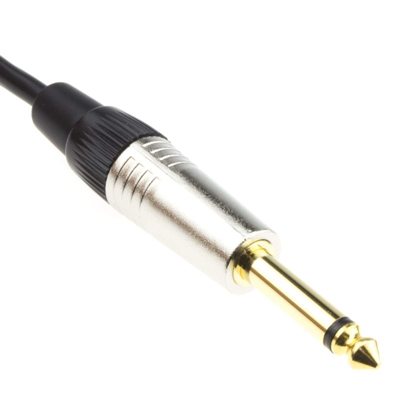 kenable GOLD Right Angle MONO Jack 6.35mm Guitar/Amp LOW NOISE