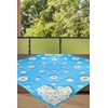 KAMACA Tablecloth Spring Summer Colourful Flowers Washable Kitchen Dining Table