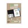 eco-eco A4 100% Recycled 40 Pocket Black Flexible Cover Portfolio