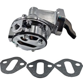 JM1003C Chrome High Volume Fuel Pump for SBC Chevy 305 327 350 400