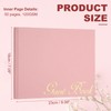 PATIKIL Elegant Guest Book 9"x7" Offset Paper Wedding Guest Book