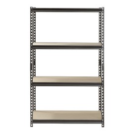 Muscle Rack UR361860PB4P-SV Silver Vein Steel Storage Rack, 4 Adjustable Shelves, 3200 lb. Capacity, 60" Height x 36" Width x 18" Depth