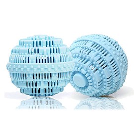 Eco Friendly Wash Ball & Detergent-Free Laundry Ball, Set of 2(Light Blue)