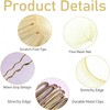Hair Nets for Buns,20 PCS Bun Nets Blonde and 50