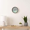 Deny Designs Mareike Boehmer Wall Clock, Black Frame, Black Hands,